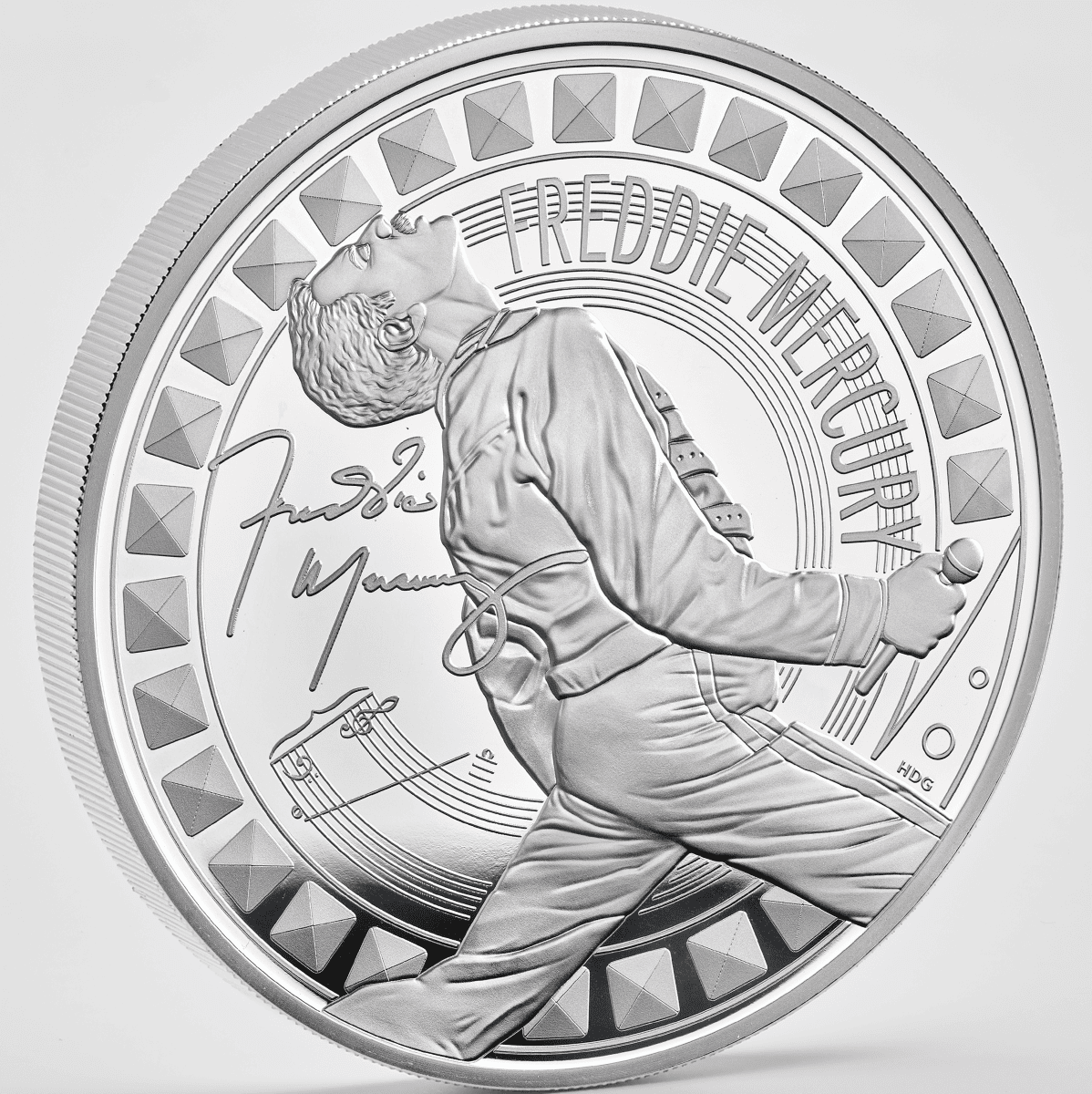2025 UK Legends of Music Freddie Mercury 5 oz Silver Coin