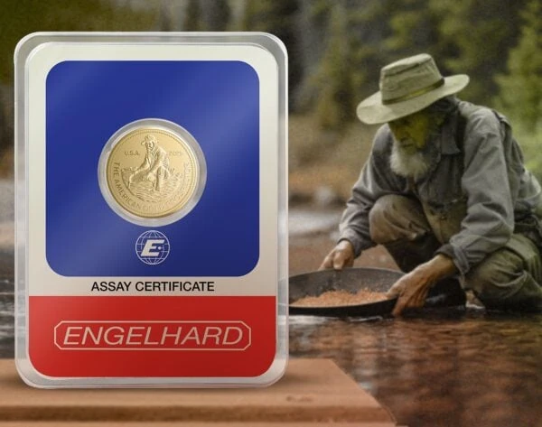 2025 United States Engelhard Prospector 1/10 oz Gold Proof Like Coin in/TEP - Image 6