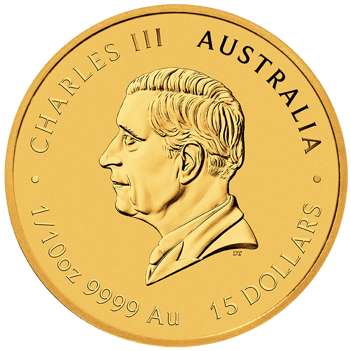 2026 Australia Lunar Series III Year of the Horse 1/10 oz Gold BU Coin - Image 2