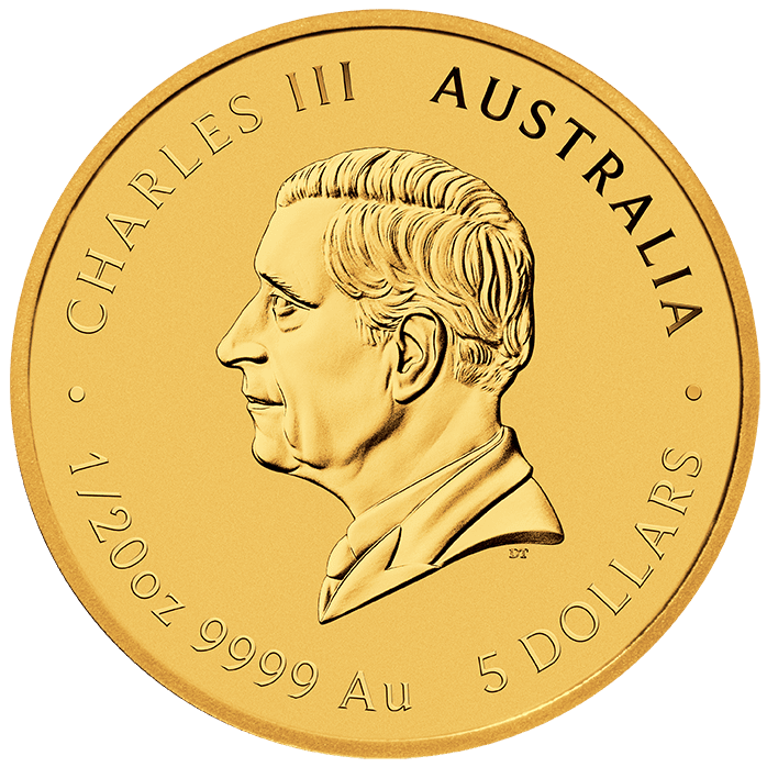 2026 Australia Lunar Series III Year of the Horse 1/20 oz Gold BU Coin - Image 2