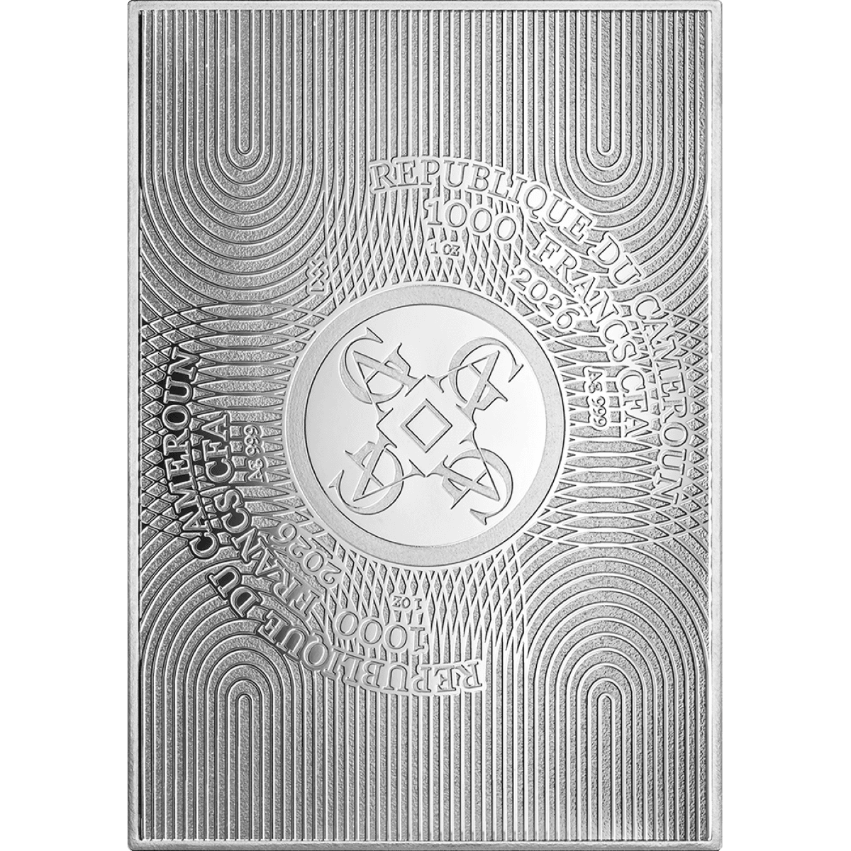 2026 Cameroon Art Gallery Leonardo Da Vinci Salvator Mundi 1 oz Silver Digitally Printed Coin - Image 2