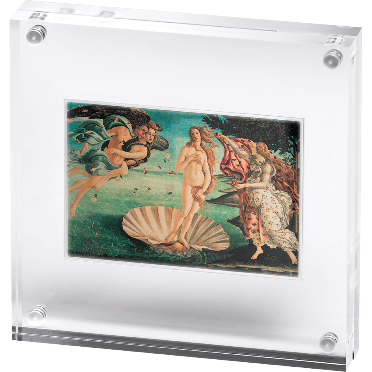 2026 Cameroon Art Gallery Sandro Botticelli The Birth of Venus 1 oz Silver Digitally Printed Coin - Image 5