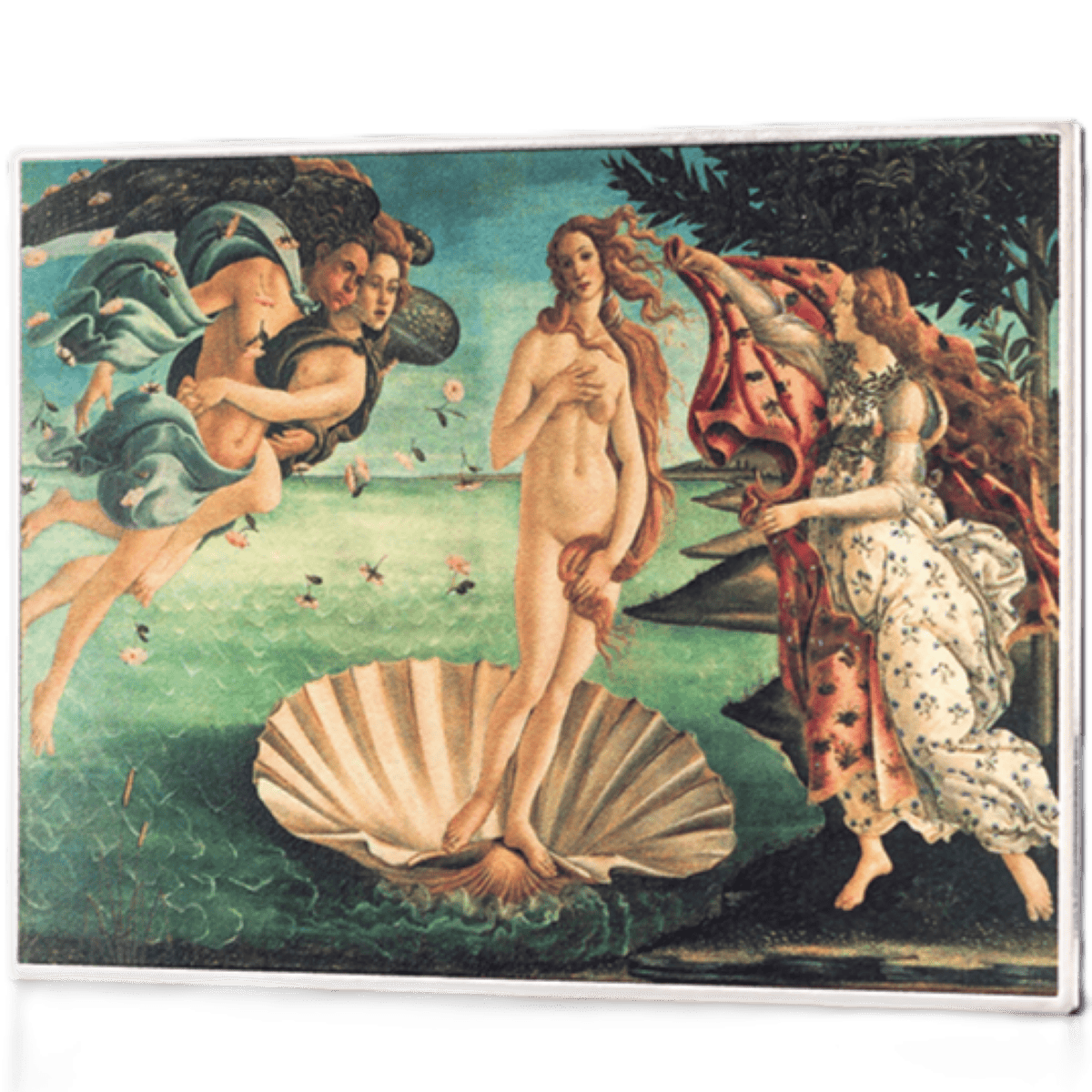 2026 Cameroon Art Gallery Sandro Botticelli The Birth of Venus 1 oz Silver Digitally Printed Coin - Image 3
