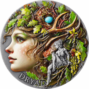 Dryad Nature Spirits 2 oz Silver Coin