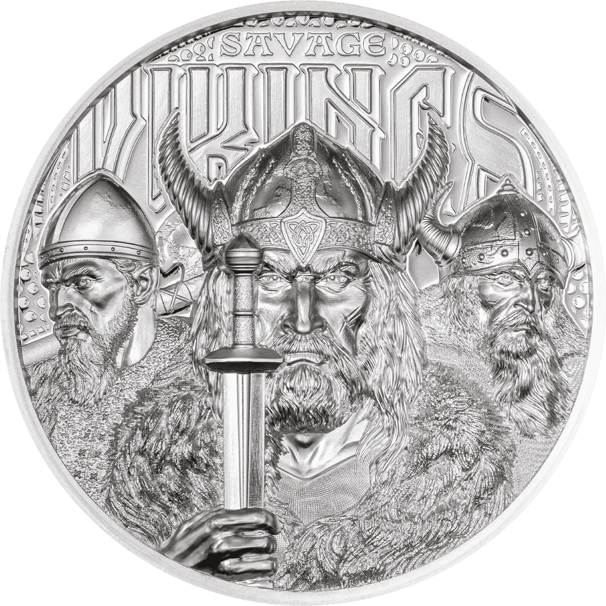 2026 Cook Islands Legends Savage Vikings 1 oz Silver Proof Coin
