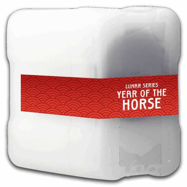 2026 PAMP Lunar Series 2 Year of the Horse 1 oz Silver Proof-Like Bar - Image 4