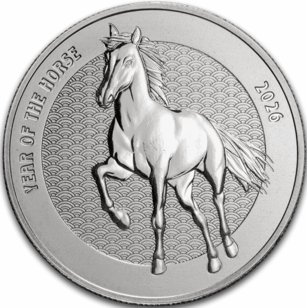 2026 PAMP Lunar Series 2 Year of the Horse 1 oz Silver Proof-Like Round