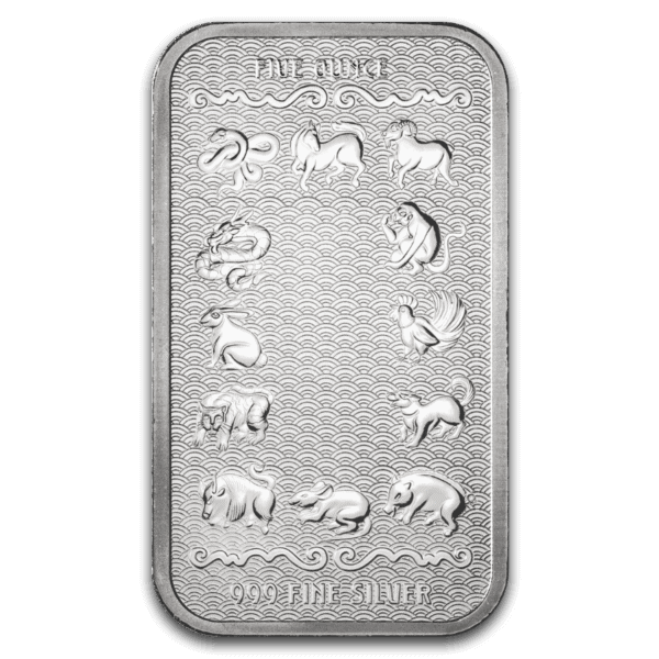 2026 PAMP Lunar Series 2 Year of the Horse 5 oz Silver Proof-Like Bar - Image 2