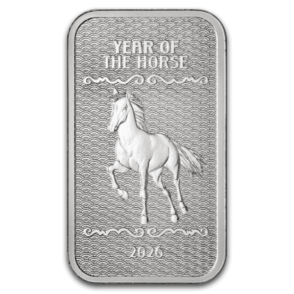 2026 PAMP Lunar Series 2 Year of the Horse 5 oz Silver Proof-Like Bar
