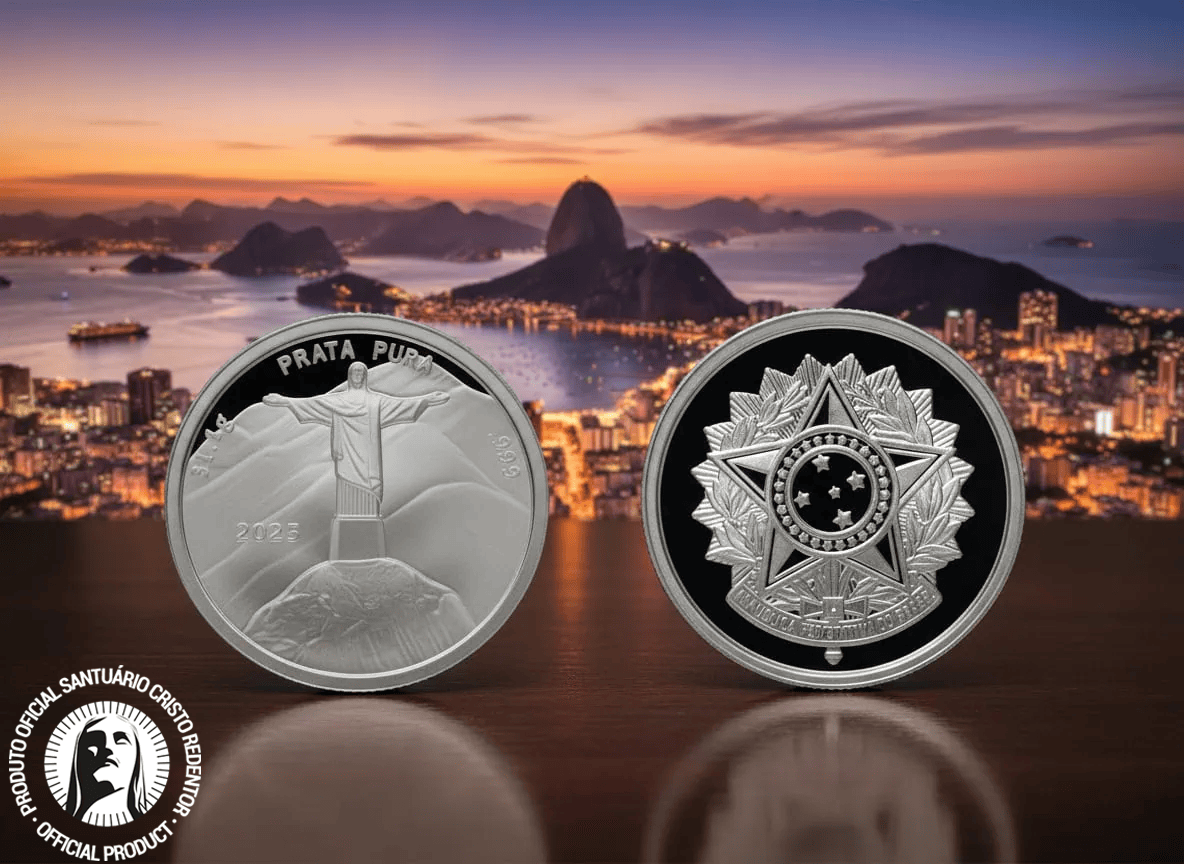 2025 Cristo Redentor 1 oz Silver Bullion Round