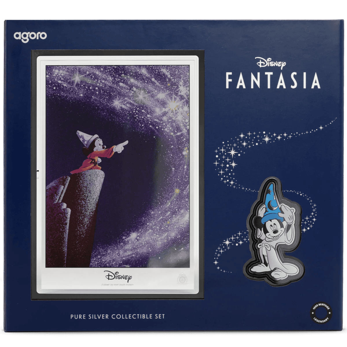 2025 Niue Disney Fantasia 5g Silver Foil and 1 oz Silver Coin