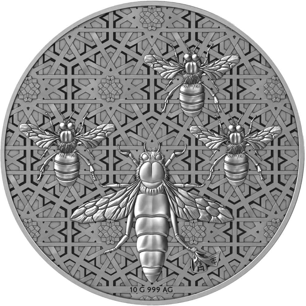 2025 Syria Queen Bee 10 Gram Silver Bullion Medal