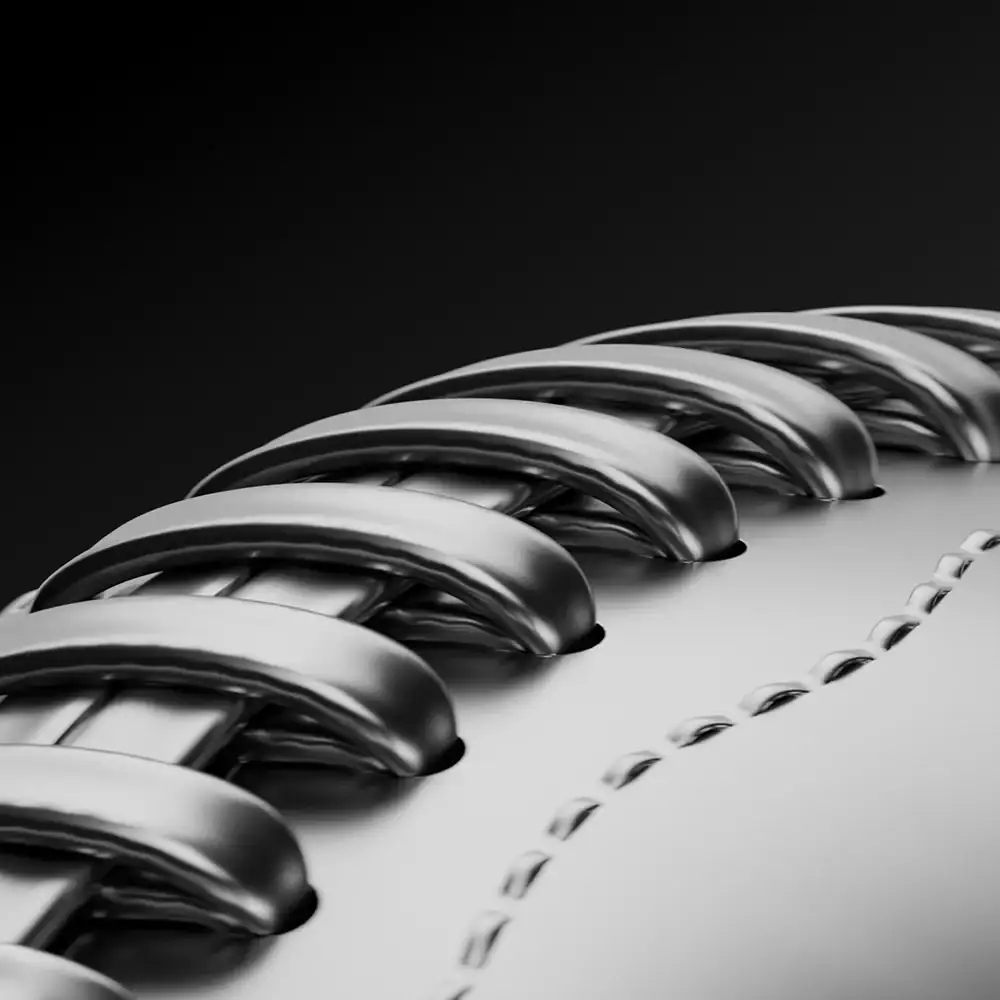 Shiny silver metal chain close-up, highly detailed.