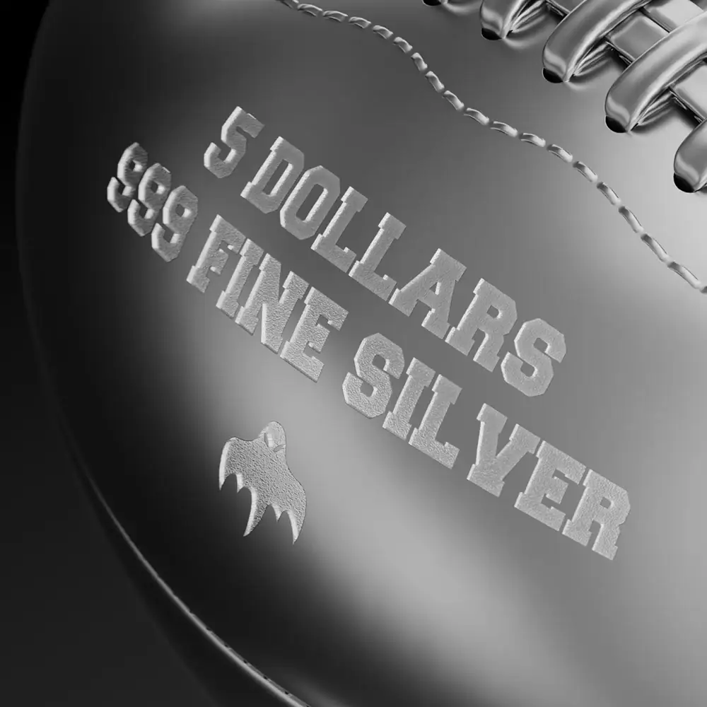 2026 United Crypto States Eagle 1 oz Silver Proof Holographic Coin GR Reserve Spectres.