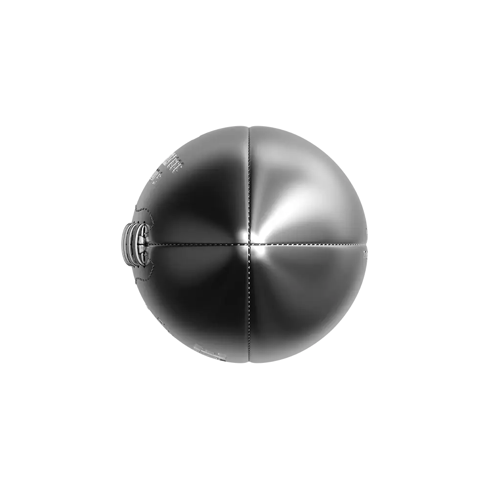 Shiny silver holographic coin with a reflective surface and intricate detailing, marked "2026 United Crypto States Eagle 1 oz Silver Proof".