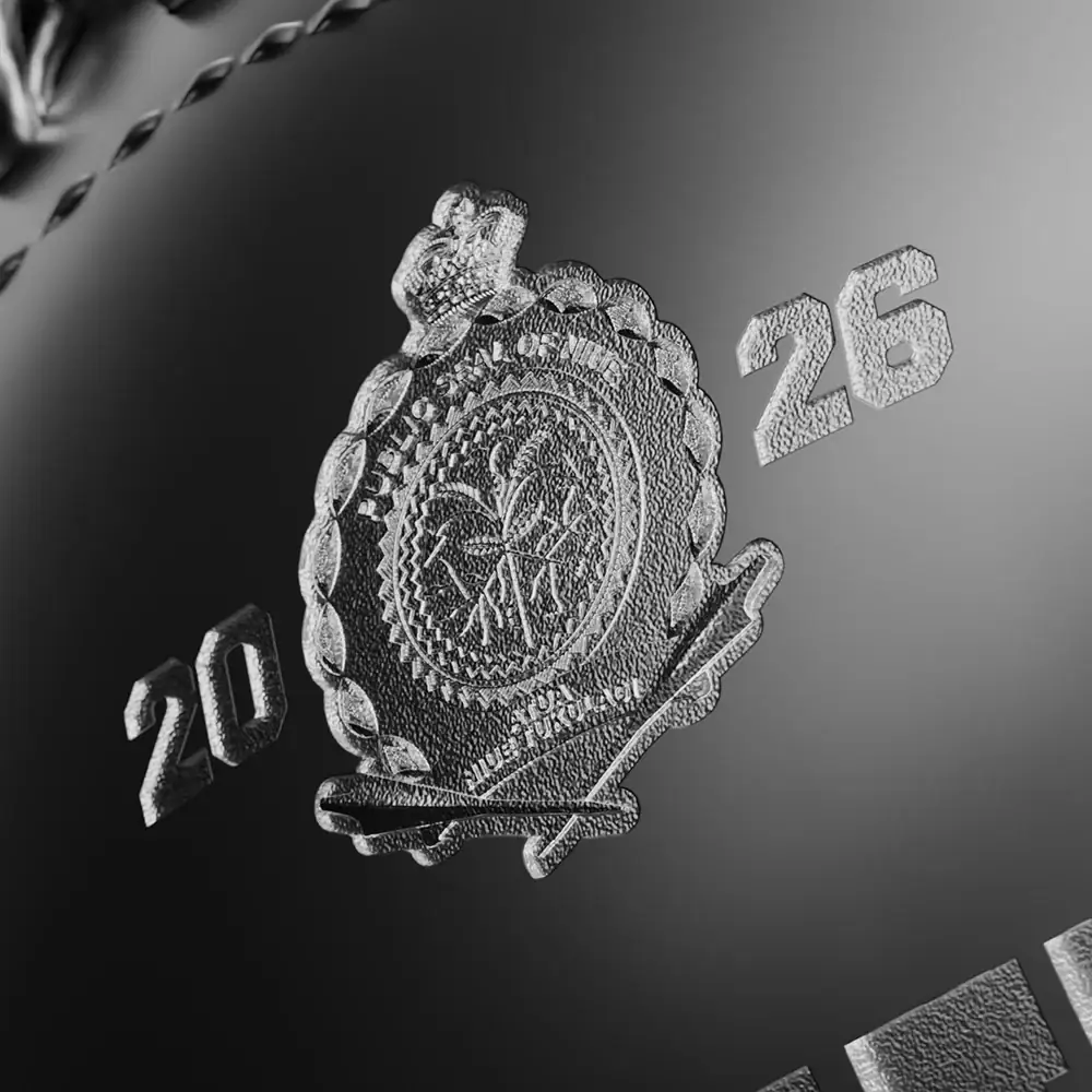 2026 United Crypto States Eagle 1 oz Silver Proof Holographic Coin GR Reserve Year.