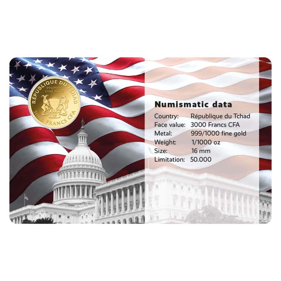 Carta Da Collezione Donald Trump 2024 - 47° Presidente Degli Stati Uniti, Make America Great Again, Regalo Per Fan E Collezionisti