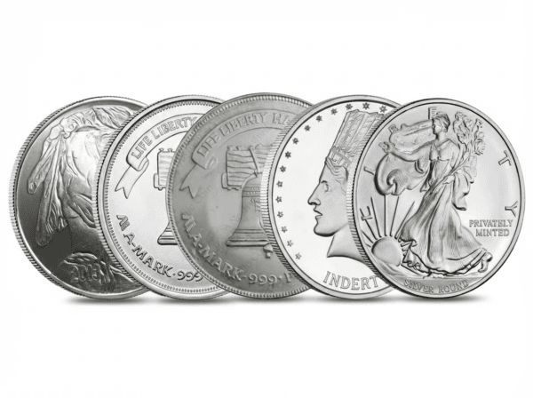 Good Silver Rounds 1 oz Generic Silver Rounds - Secondary Market,Design Our Choice