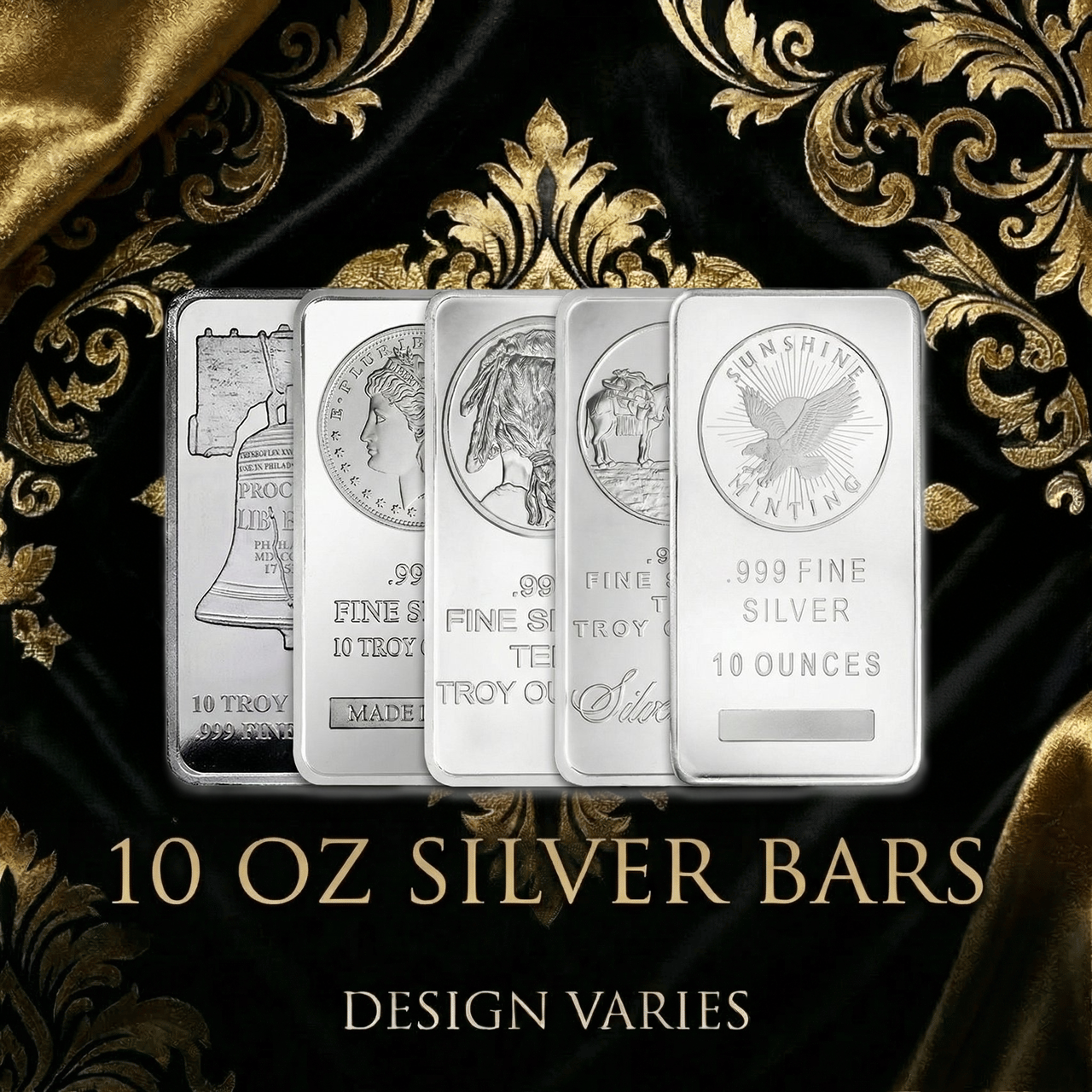 10 oz Generic Silver Bar (Secondary Market, Design Our Choice) - Image 3