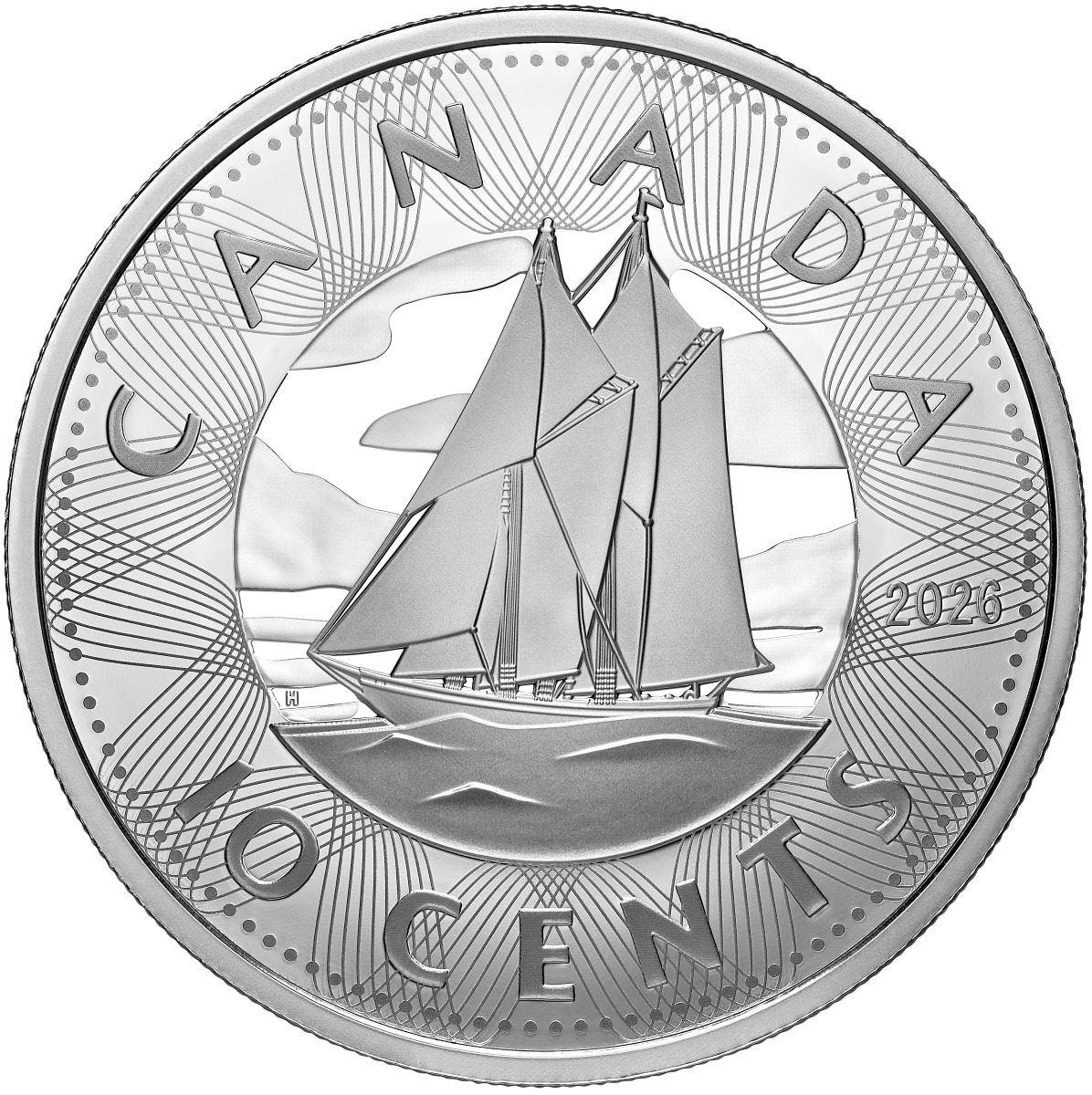 2026 Canada Multilayered Bluenose 3.5 oz Silver Proof Coin