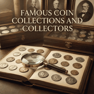 View of vintage coins from different angles, 1950s, U.S. Mint, 10g, part of famous coin collections.