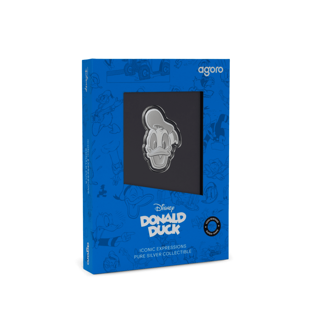 Silver coin, 2026 Agoro Niue Disney Mickey and Friends, Donald Duck, 0.5 oz, minted by Agoro, featuring iconic expr.