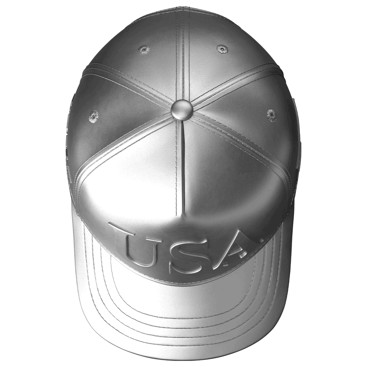 Crucial angle, 2026, US Mint, 1 oz silver, antiqued 3D shaped sculpture celebrating America's 250th anniversary, US.
