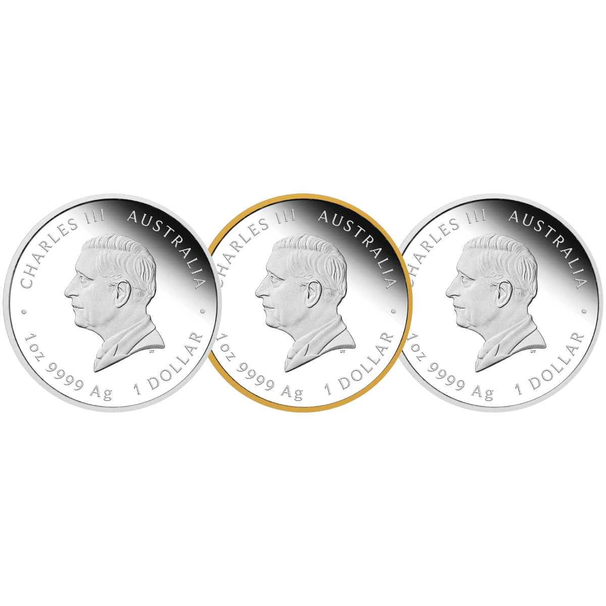 Close-up of 2026 Australia Queen Elizabeth II 100th Anniversary 1 oz Silver coin, minted by Perth, featuring a deta.