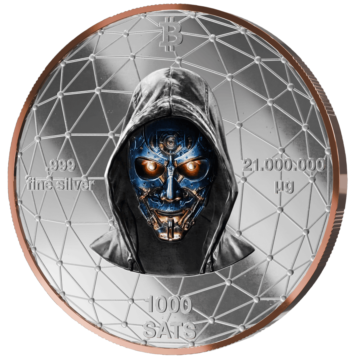 Crucial for ecommerce, 2026 Germany Satoshi Project Bitcoin Crab 21g silver coin, minted by Germany, with a futuris.