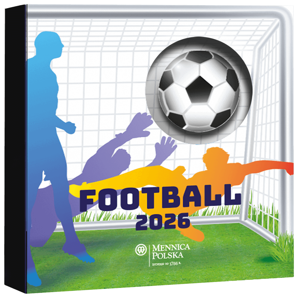 Crucial angle 2026 Niue silver football coin, minted in 2026, 14.14g, digital print proof, perfect for collectors a.