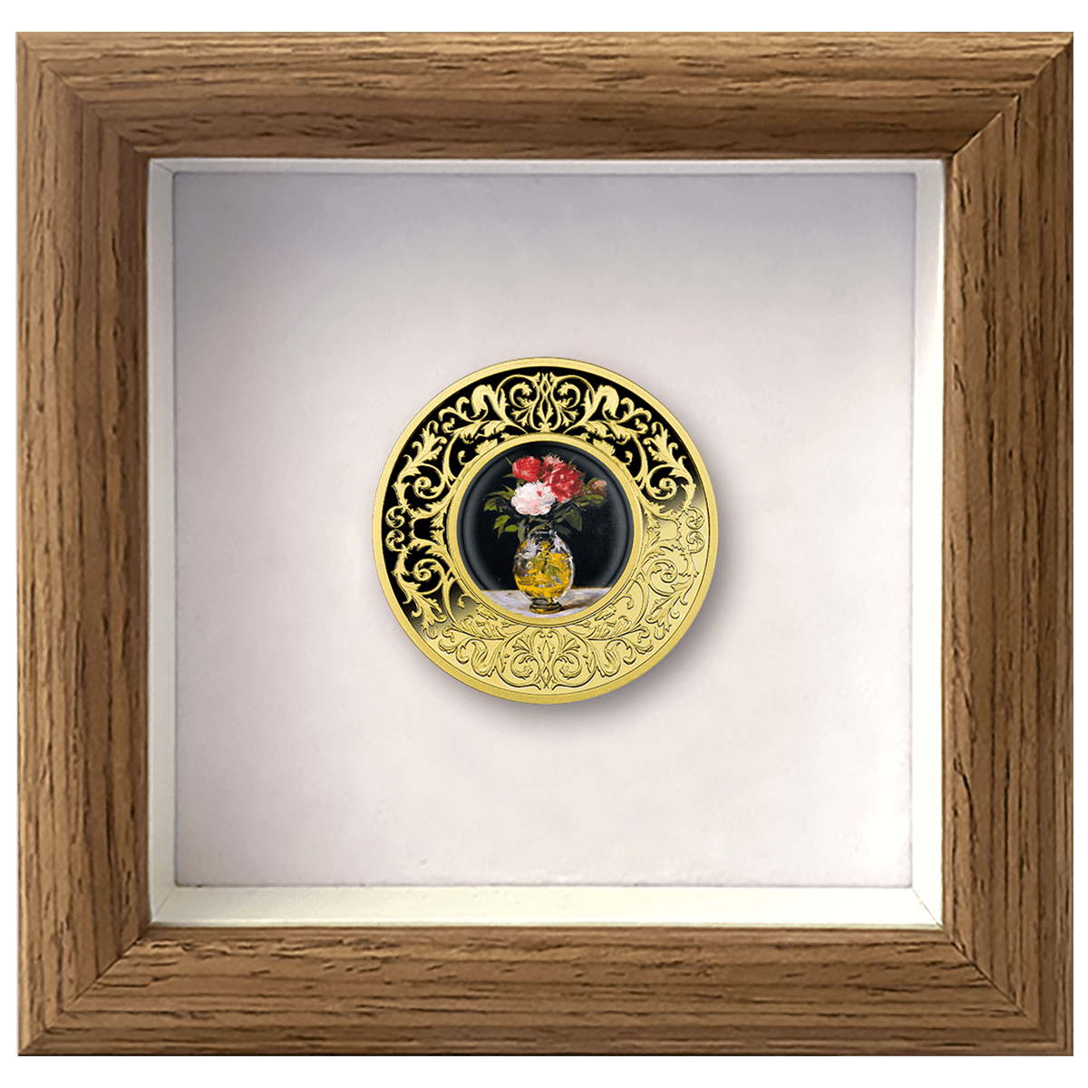 2026 Cameroon Flowers in Painting Édouard Manet Bouquet of Flowers 17.50g Silver Coin - Image 4