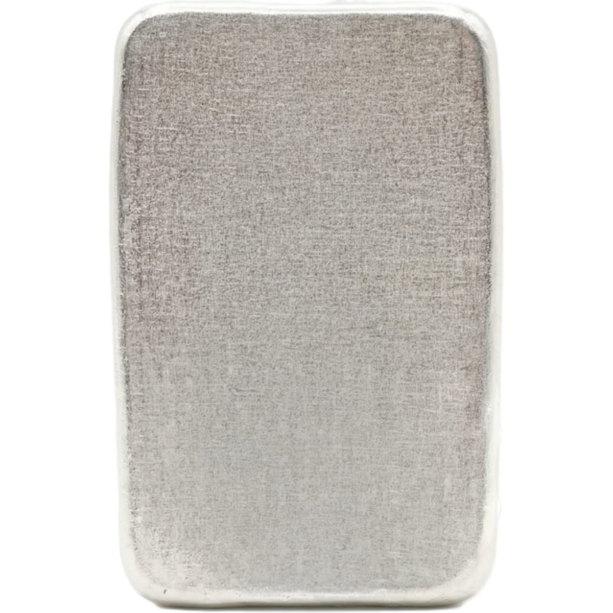 Front view of GR Reserve 2oz .999 Silver cast polished Bar, 2023, minted by [Mint Name], 2 oz weight, showcasing a.