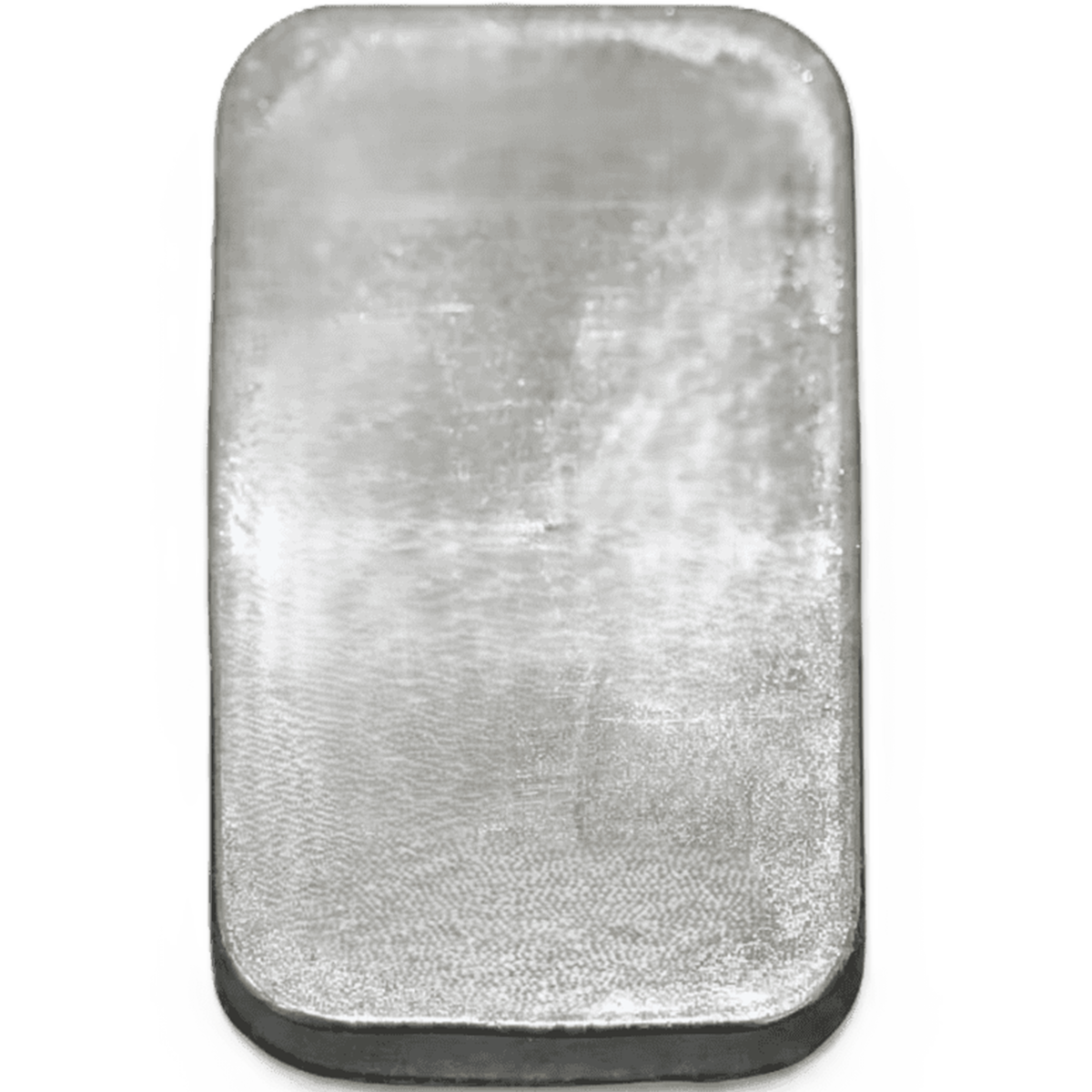 Reverse view of GR Reserve 5oz .999 silver cast polished bar, minted in 2023, showcasing fine craftsmanship and wei.