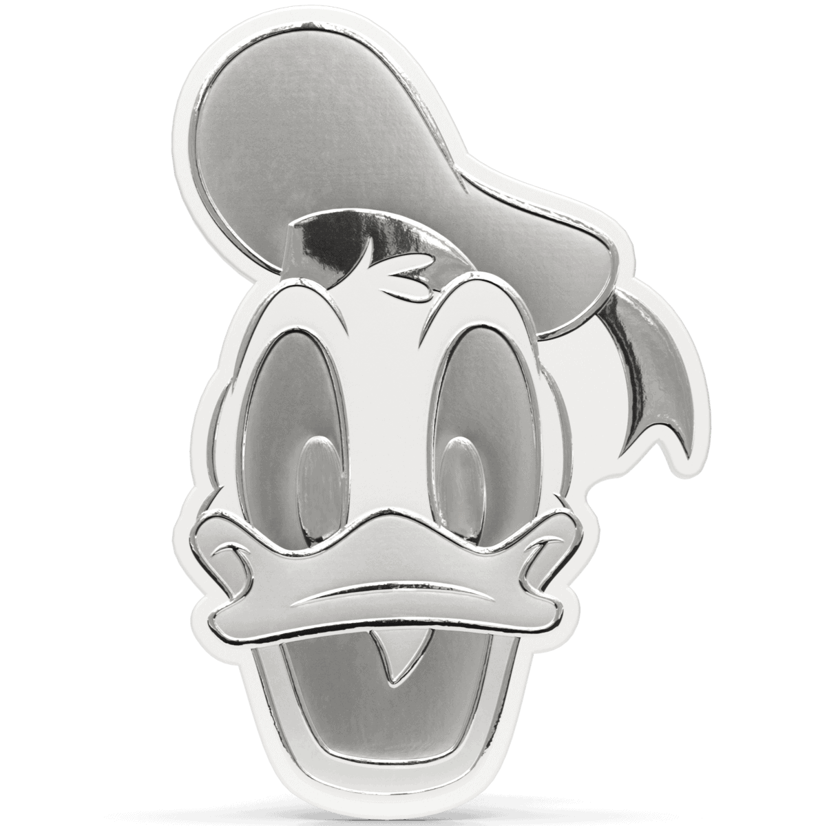 Agoro Niue Disney Mickey and Friends Donald Duck silver coin, 2026, Niue mint, 0.5 oz, iconic expressions, front vi.