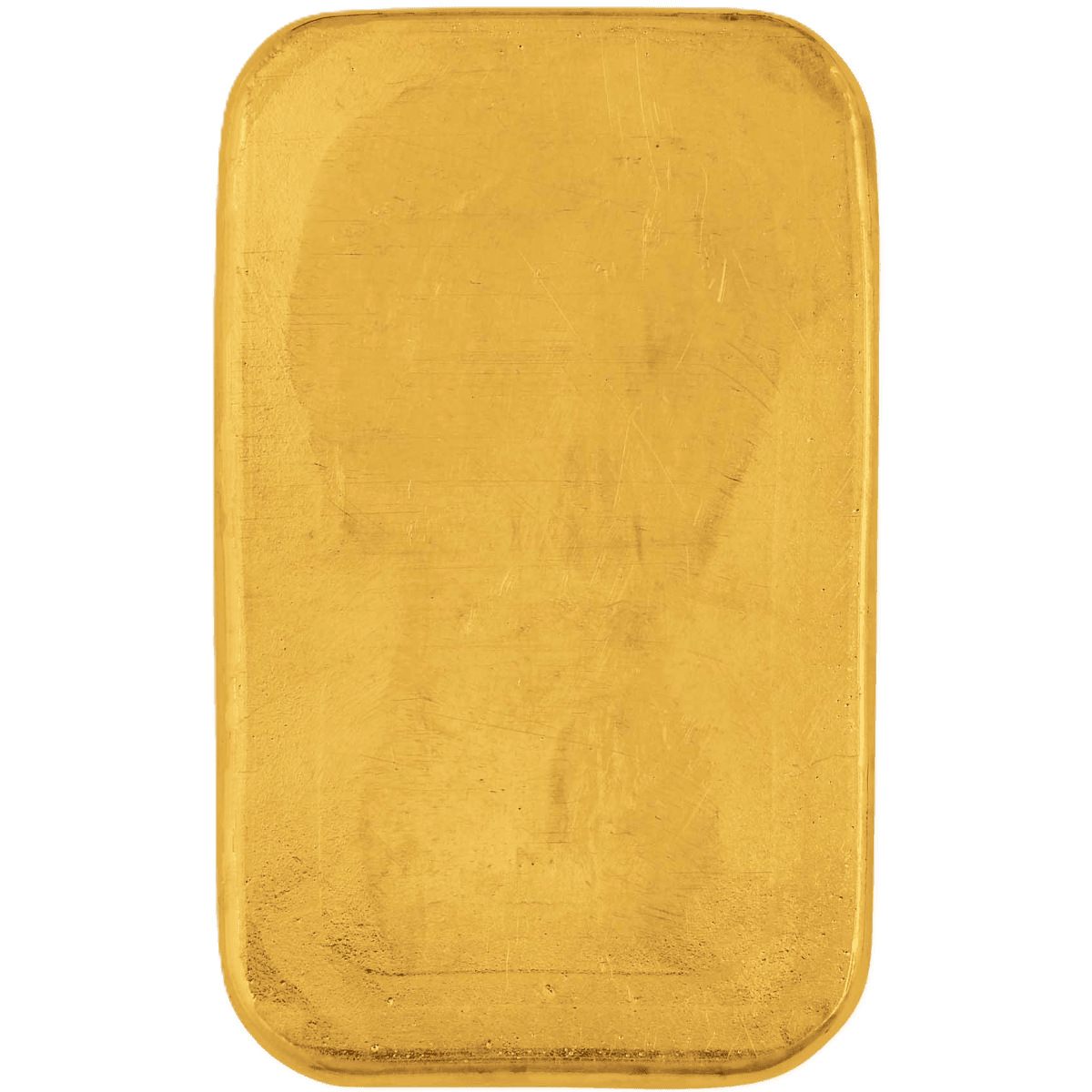 2026 Perth Mint 100g Gold Cast Bar GR Reserve back, angled view, minted in 2026, pure gold, collectible investment.