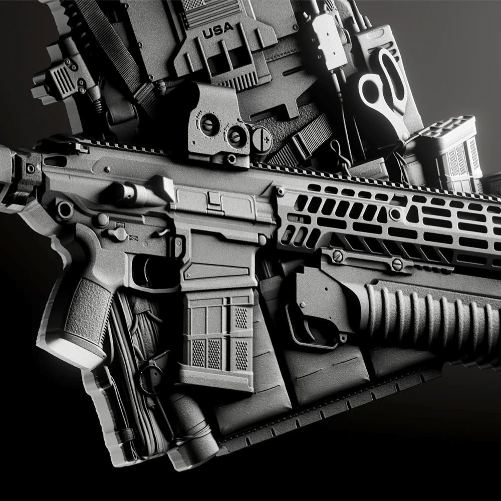 Ultra high relief 2026 USA Bulletproof Vest 2 oz silver collectible, minted by the US Mint, featuring a modern tact.