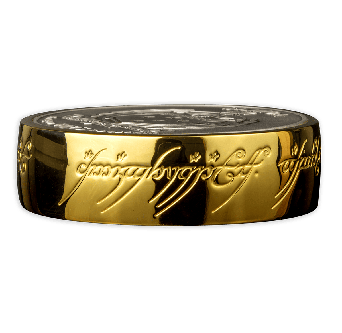 2023 Royal Canadian Mint Samoa The Lord of the Rings One Ring 3 oz fine silver coin with 3D ring edge