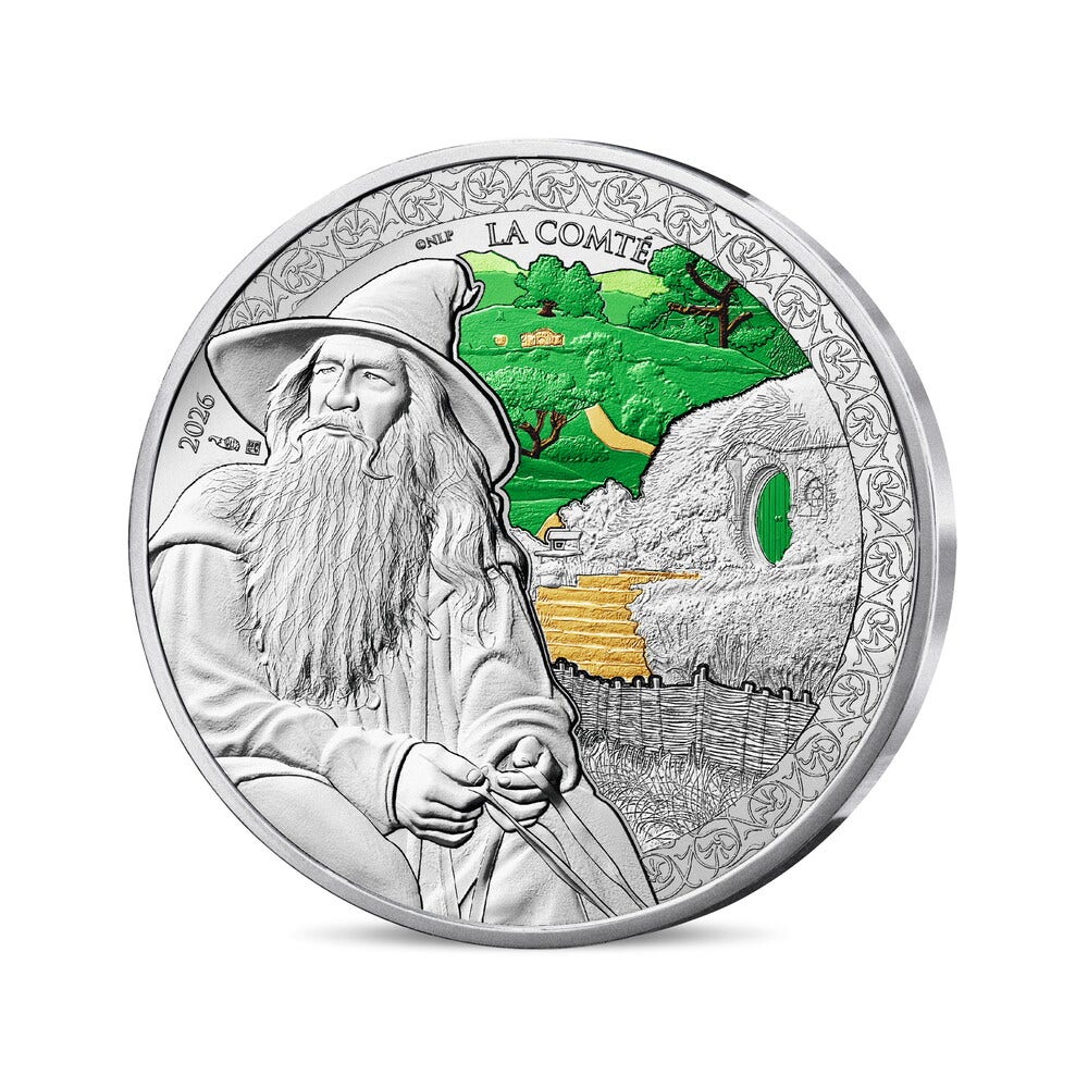2026 Monnaie de Paris Lord of the Rings 25th-anniversary collection coin Gandalf arrives in the Shire