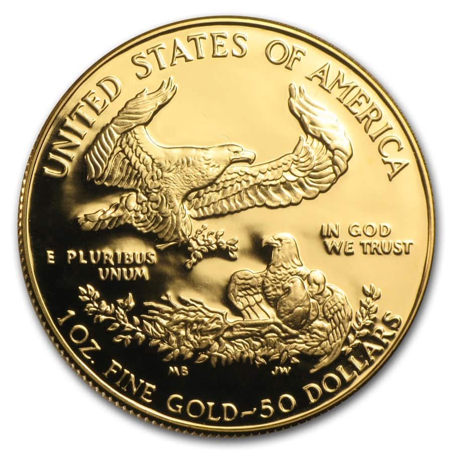 American Eagle 1 oz Gold Proof Coin (Random Year, w/Box and COA) - Image 2