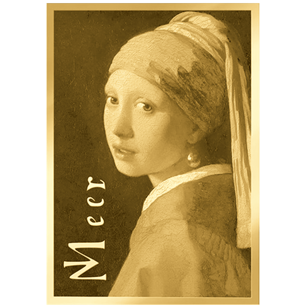 Chad Vermeer Pearl Earring 1/1000 oz Gold Proof-Like Coin in Assay Card - Image 3