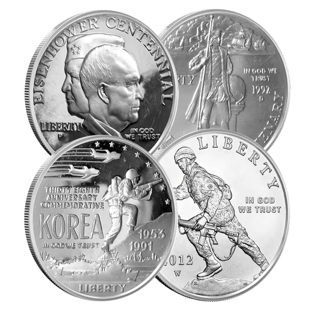 U.S. Mint $1 Commem .7734 oz Silver Coin (Secondary Market, Design Our Choice)
