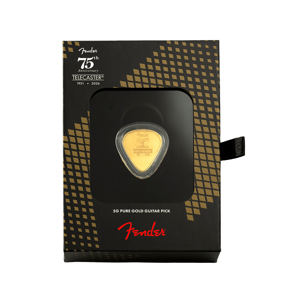 2026 PAMP 75th Ann. Fender Telecaster Pick 5g Gold Proof-Like Coin - Image 7