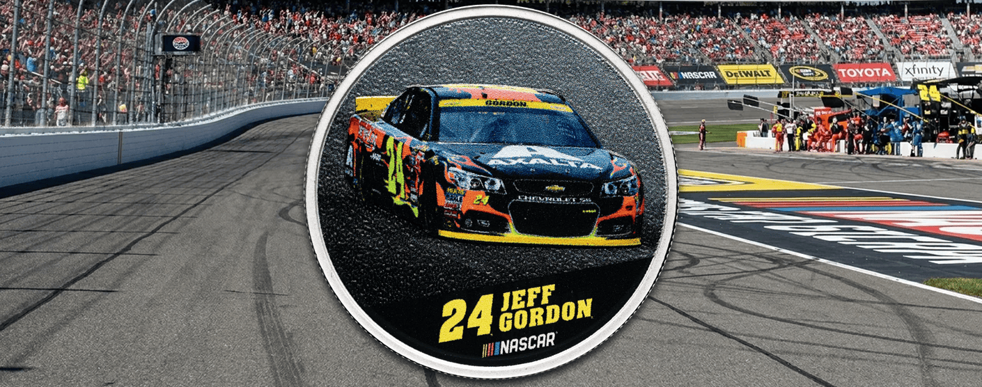 2026 PAMP NASCAR Jeff Gordon 1 oz Silver Colorized Proof-Like Round