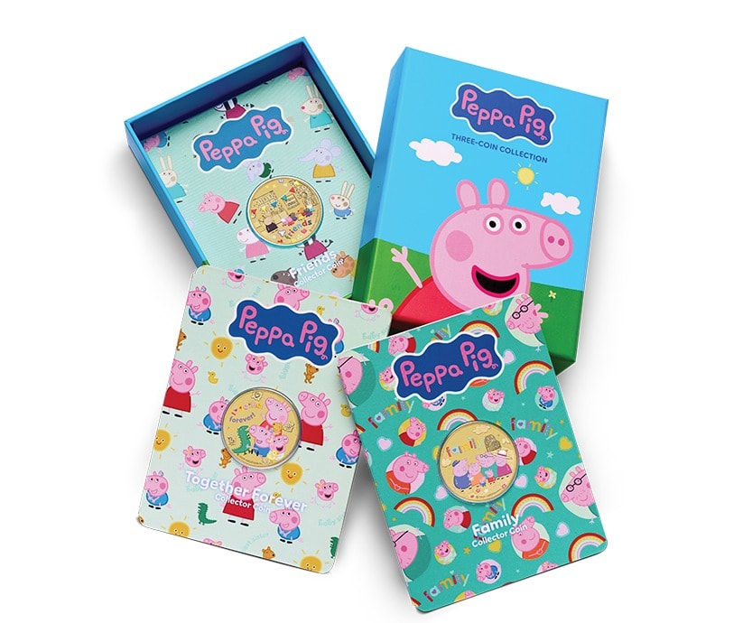 Peppa Pig 2026 Three-Coin Set
