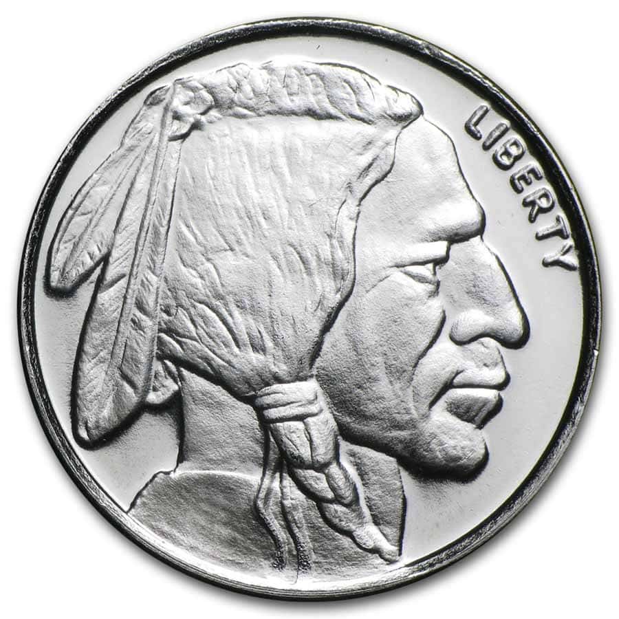 1/2 oz Silver Buffalo Round (Design Our Choice)