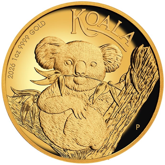Australian Koala 2026 1oz Gold Proof High Relief Coin