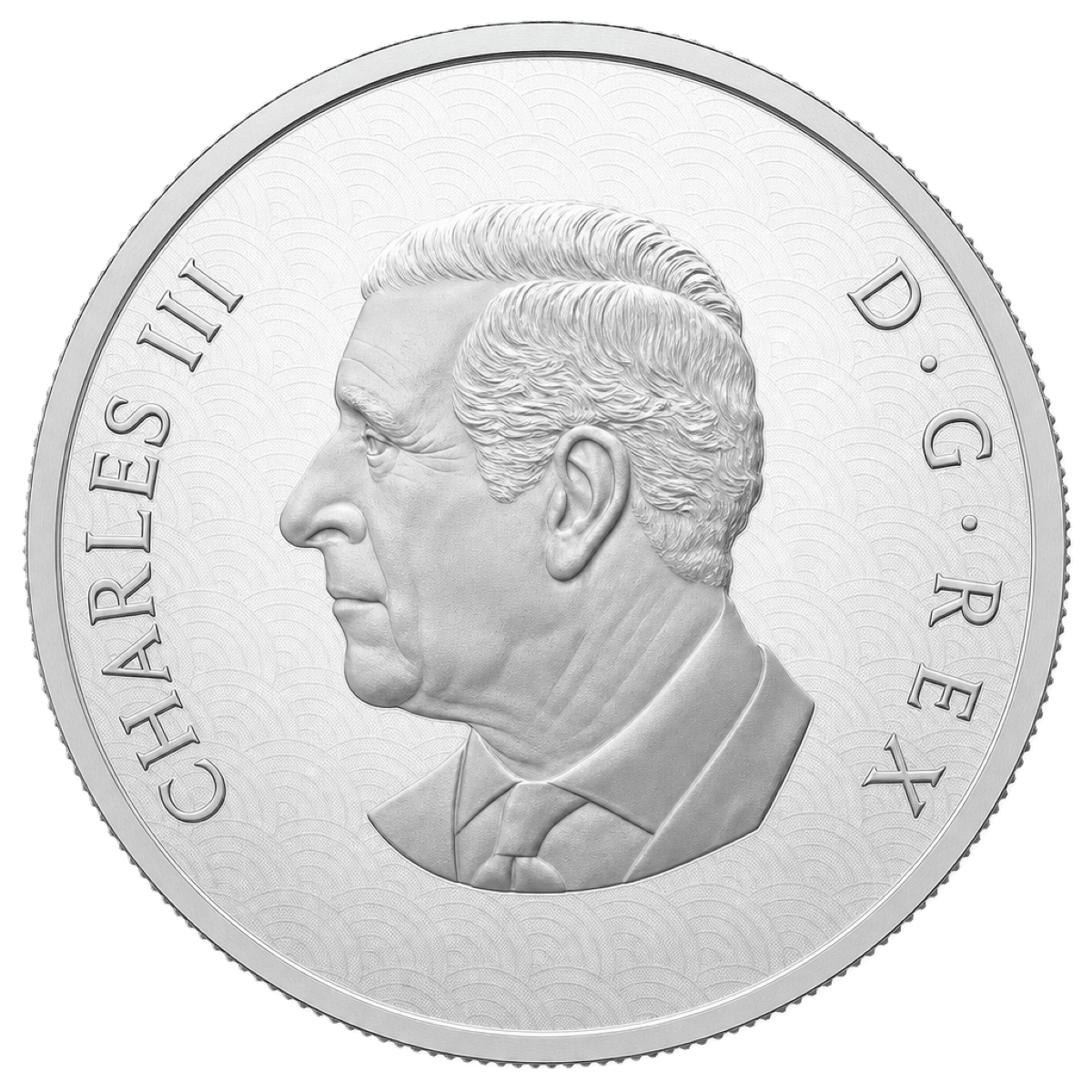 2026 Canada T Rex 1 oz Silver Proof Coin w UV Effect GR Reserve Front.