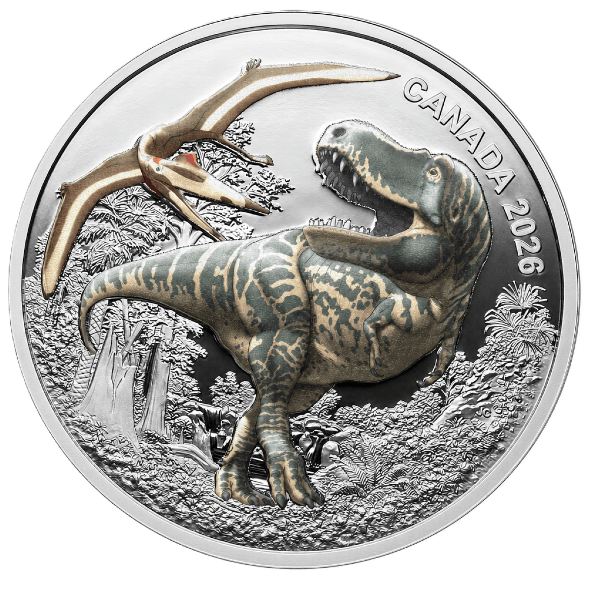 2026 Canada Maple Leaf 1 oz Silver Ultra High Relief Coin with detailed design.