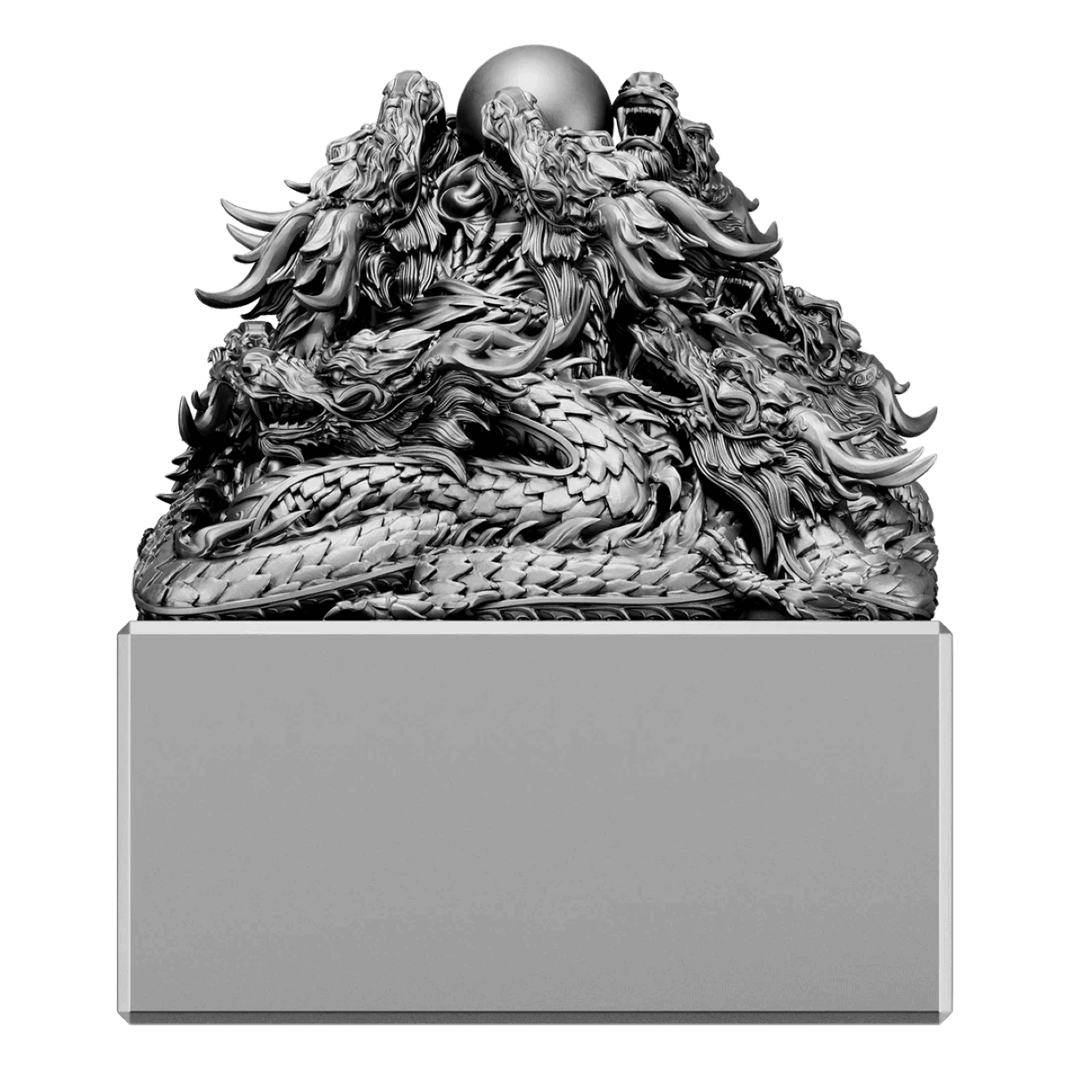 2027 Niue Heirloom Seal of the Realm 5 oz Silver 3D Shaped Coin - Image 3