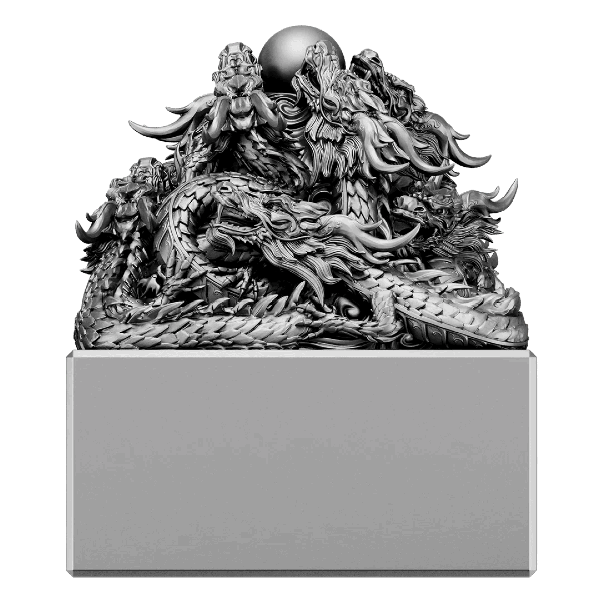 2027 Niue Heirloom Seal of the Realm 5 oz Silver 3D Shaped Coin - Image 2